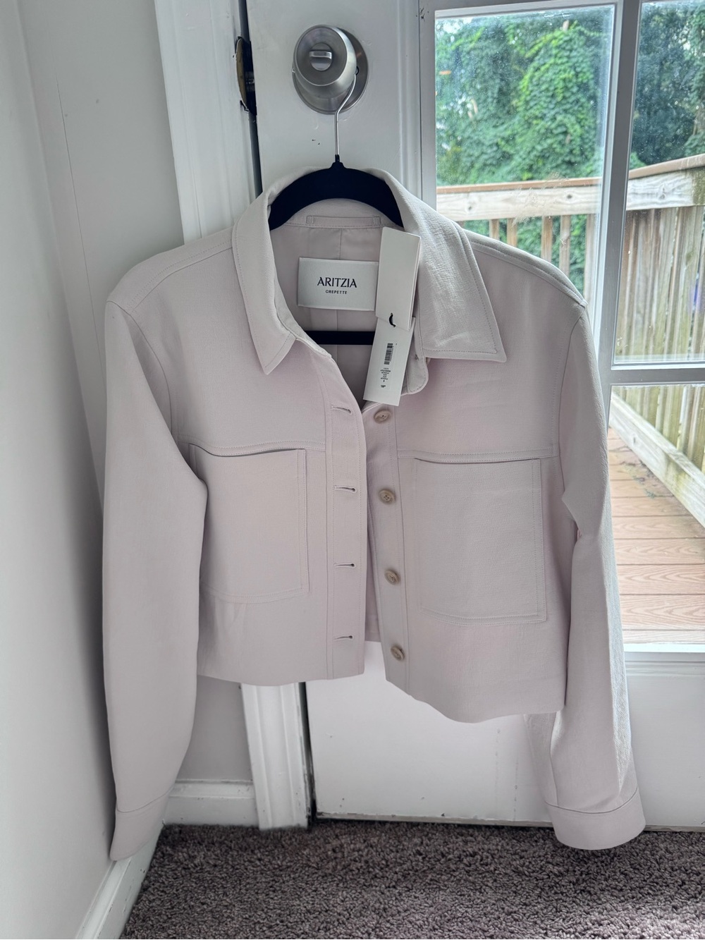 Aritzia Crepette Cropped Jacket